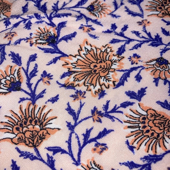 H&M Summer Dress Sz 6 Floral Pink Hi-Low - Picture 4 of 5